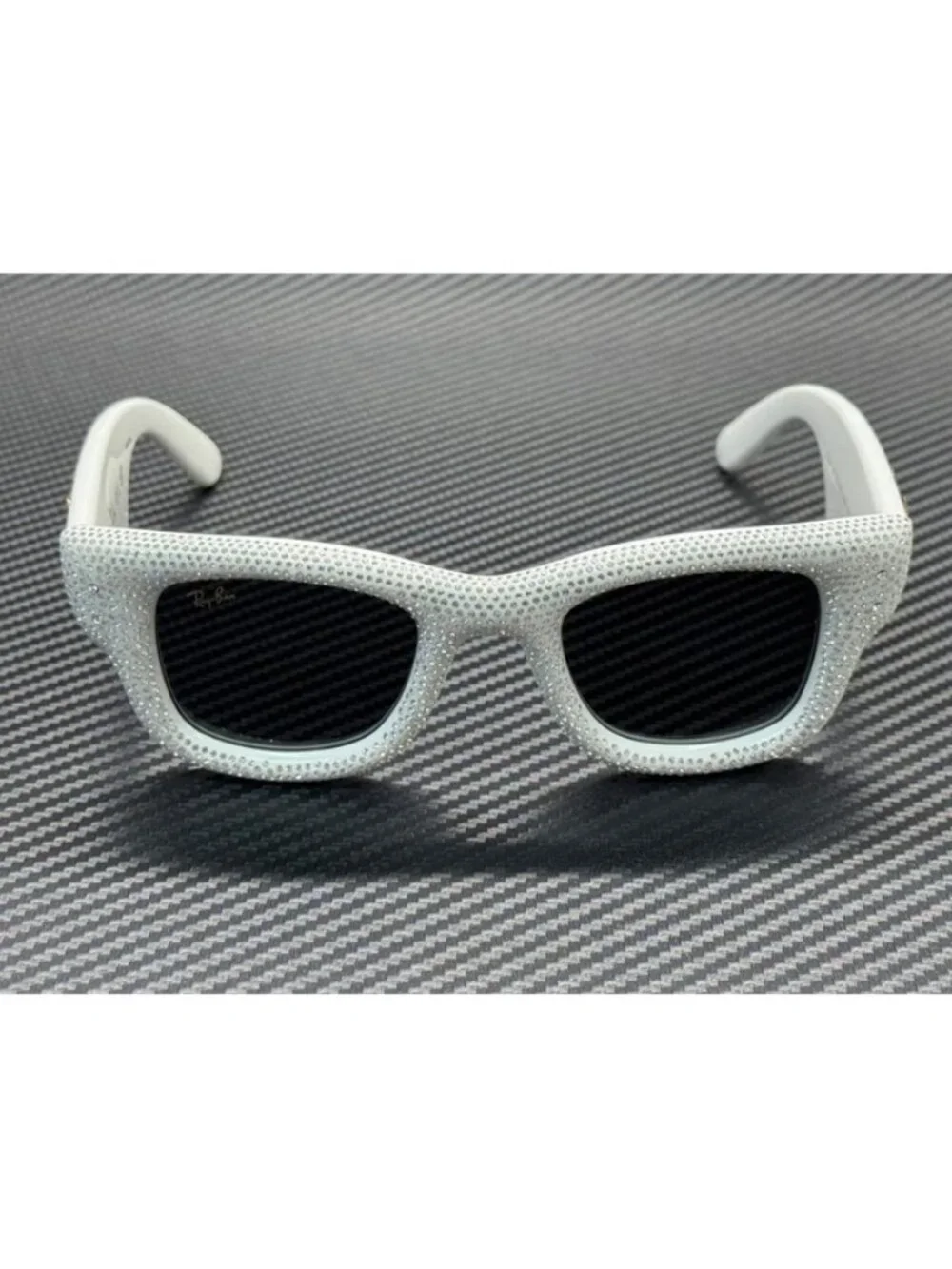 New Ray-Ban Men White Strass Sunglasses 47-23-145